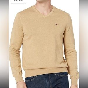 Tommy hilfiger long sleeve vneck SMALL